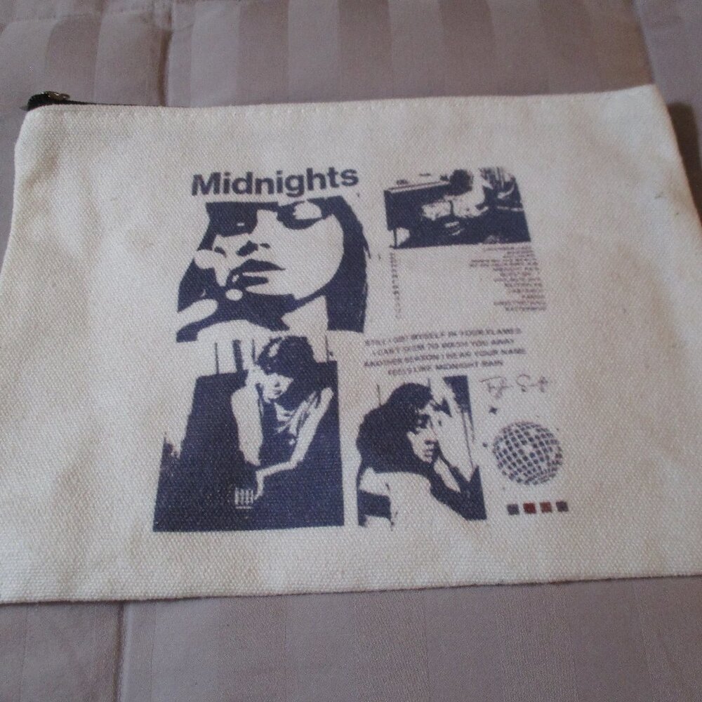 Taylor Swift Midnights Cotton Cosmetic Bag